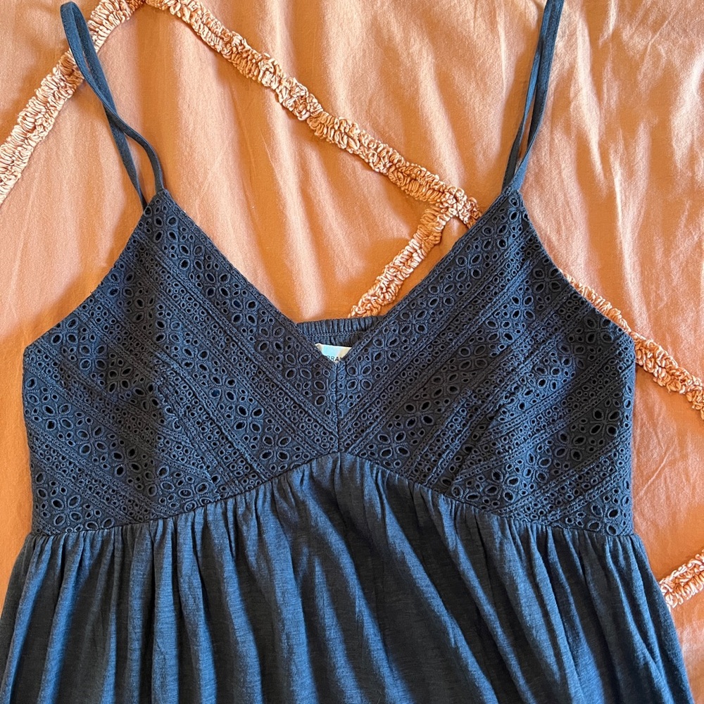 Lucky lace top mini dress - S